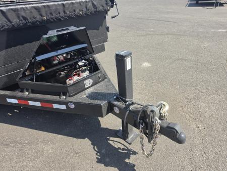 New 2026 Midsota 7x14 LOADED HD Telescopic Versa Dump Trailer 17.6K GVWR