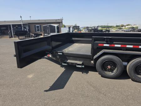 New 2026 Midsota 7x14 LOADED HD Telescopic Versa Dump Trailer 17.6K GVWR