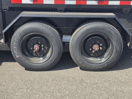 New 2026 Midsota 7x14 LOADED HD Telescopic Versa Dump Trailer 17.6K GVWR