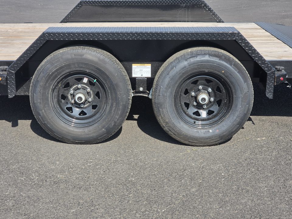 New 2026 Midsota 7x20 (16+4) Treated Wood Deck Beavertail Car Hauler 10K GVWR