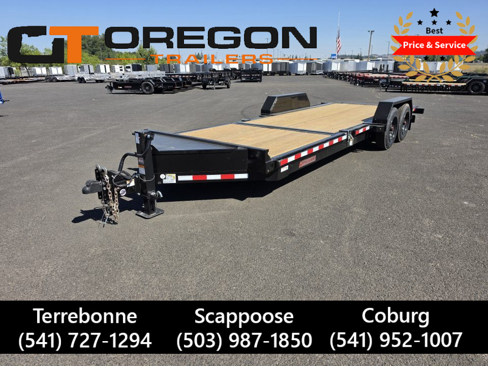 New 2026 Midsota 7x22 (16+6) Split Tilt HD Equipment Trailer 17.6K GVWR