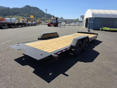 New 2026 Midsota 7x22 (16+6) Split Tilt HD Equipment Trailer 17.6K GVWR