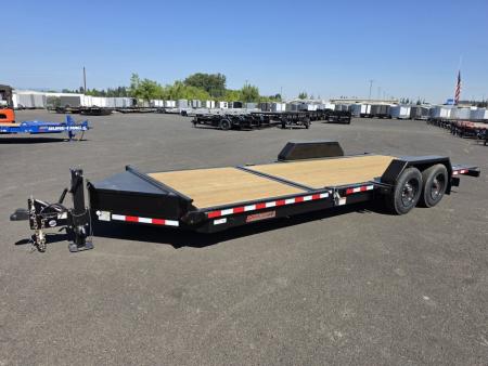 New 2026 Midsota 7x22 (16+6) Split Tilt HD Equipment Trailer 17.6K GVWR