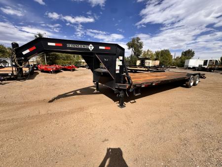 Used 2025 Diamond T 8.5-28 Gooseneck SKID-PRO Equipment/Buggy Hauler W/ MAXX Ramps 20K GVWR