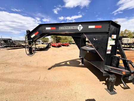 Used 2025 Diamond T 8.5-28 Gooseneck SKID-PRO Equipment/Buggy Hauler W/ MAXX Ramps 20K GVWR