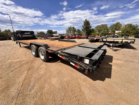 Used 2025 Diamond T 8.5-28 Gooseneck SKID-PRO Equipment/Buggy Hauler W/ MAXX Ramps 20K GVWR