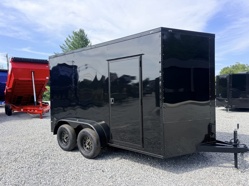 New 2027 Cargo United 7X12 TA (7FT) BLACKOUT Cargo / Enclosed Trailer