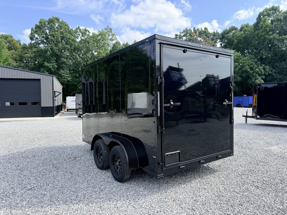 New 2027 Cargo United 7X12 TA (7FT) BLACKOUT Cargo / Enclosed Trailer