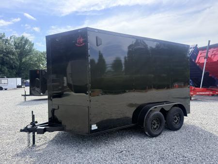 New 2027 Cargo United 7X12 TA (7FT) BLACKOUT Cargo / Enclosed Trailer