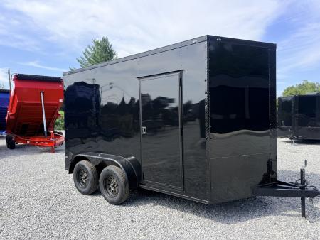 New 2027 Cargo United 7X12 TA (7FT) BLACKOUT Cargo / Enclosed Trailer