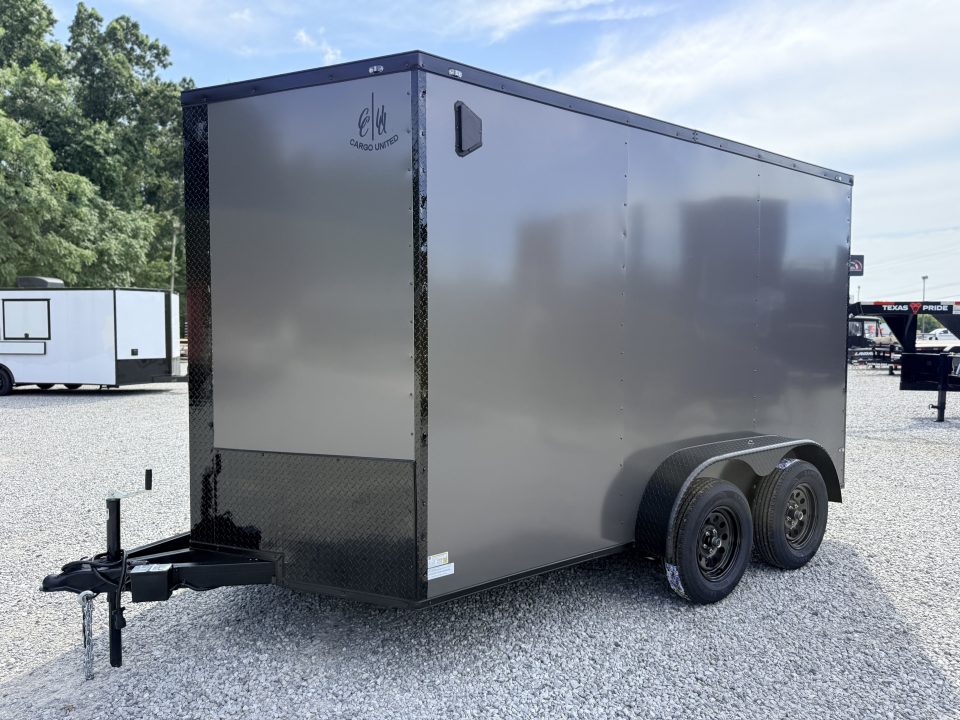 New 2027 Cargo United 7X12 TA (7FT) BLACKOUT Cargo / Enclosed Trailer