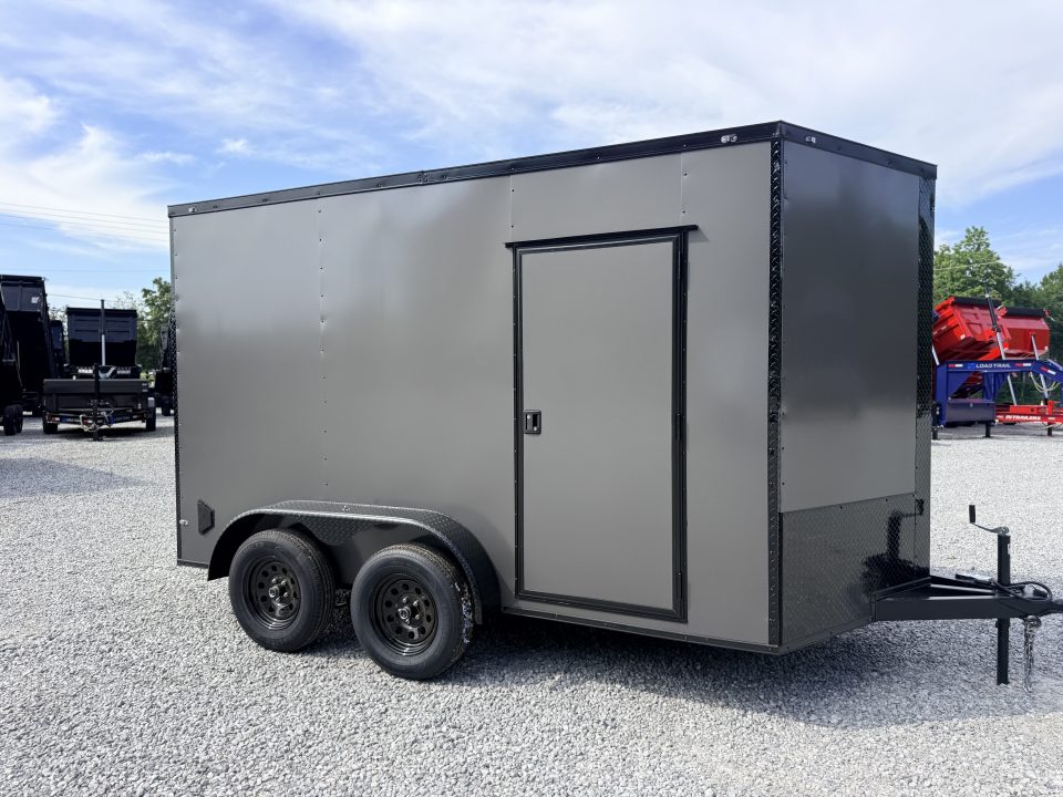 New 2027 Cargo United 7X12 TA (7FT) BLACKOUT Cargo / Enclosed Trailer