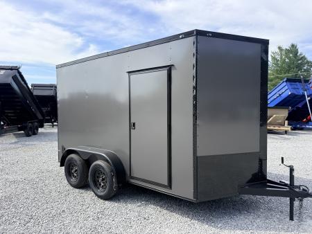New 2027 Cargo United 7X12 TA (7FT) BLACKOUT Cargo / Enclosed Trailer