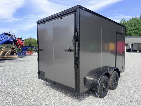 New 2027 Cargo United 7X12 TA (7FT) BLACKOUT Cargo / Enclosed Trailer