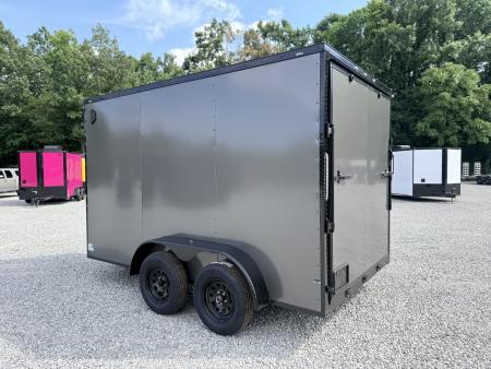 New 2027 Cargo United 7X12 TA (7FT) BLACKOUT Cargo / Enclosed Trailer