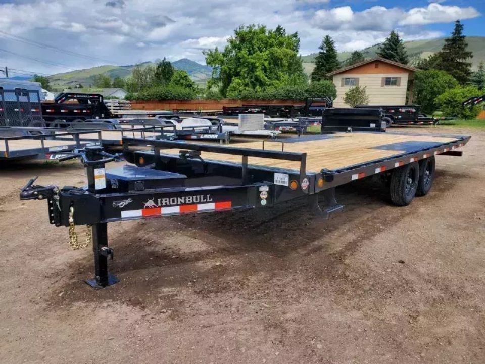 New 2027 Iron Bull 102"x22' Deckover Tilt Trailer