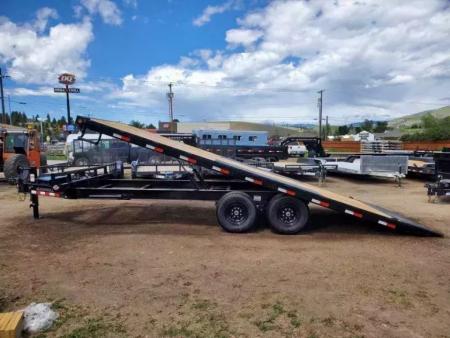 New 2027 Iron Bull 102"x22' Deckover Tilt Trailer
