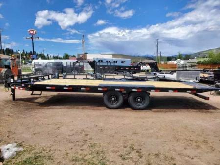 New 2027 Iron Bull 102"x22' Deckover Tilt Trailer