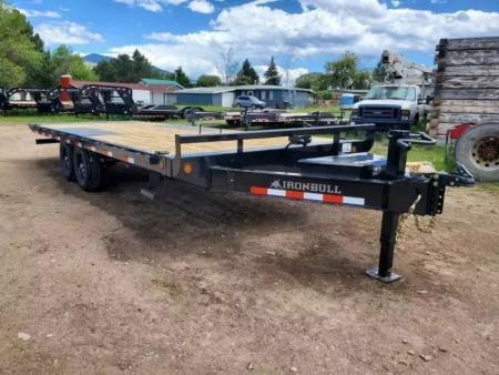 New 2027 Iron Bull 102"x22' Deckover Tilt Trailer