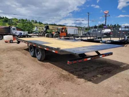 New 2027 Iron Bull 102"x22' Deckover Tilt Trailer