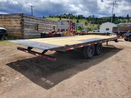 New 2027 Iron Bull 102"x22' Deckover Tilt Trailer