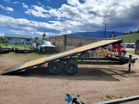 New 2027 Iron Bull 102"x22' Deckover Tilt Trailer