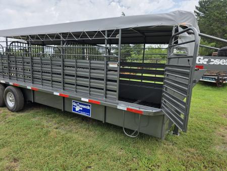 New 2026 Gooseneck Trailer MFG Gooseneck pipe trailer Stock / Stock Combo Trailer