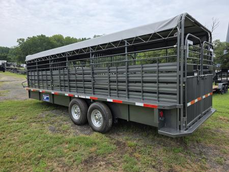 New 2026 Gooseneck Trailer MFG Gooseneck pipe trailer Stock / Stock Combo Trailer