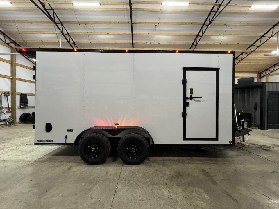 New 2027 PowerLine Cargo 7x16x7TA3 HD Barn Door Cargo / Enclosed Trailer