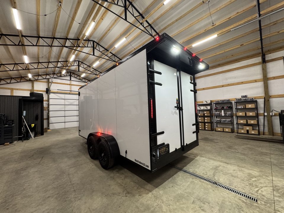 New 2027 PowerLine Cargo 7x16x7TA3 HD Barn Door Cargo / Enclosed Trailer