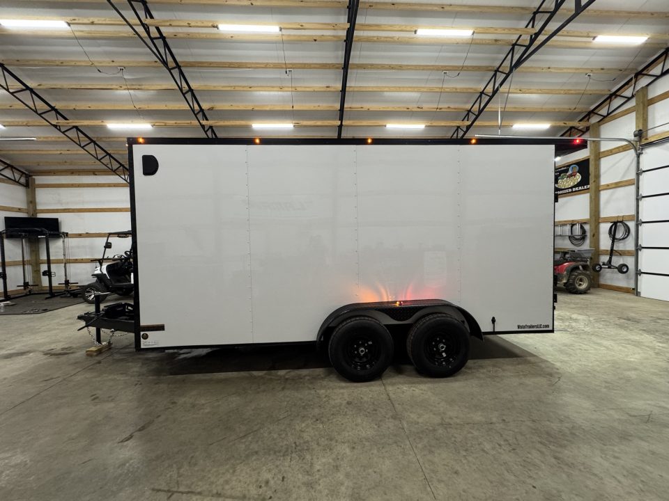 New 2027 PowerLine Cargo 7x16x7TA3 HD Barn Door Cargo / Enclosed Trailer