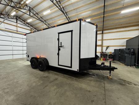New 2027 PowerLine Cargo 7x16x7TA3 HD Barn Door Cargo / Enclosed Trailer
