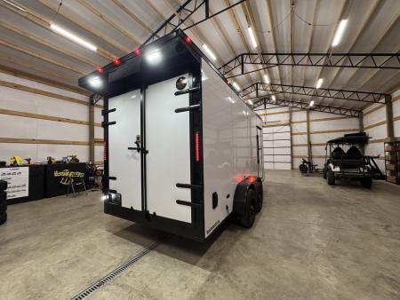 New 2027 PowerLine Cargo 7x16x7TA3 HD Barn Door Cargo / Enclosed Trailer