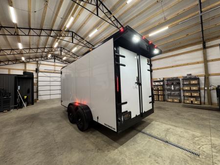 New 2027 PowerLine Cargo 7x16x7TA3 HD Barn Door Cargo / Enclosed Trailer