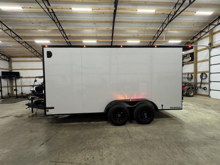 New 2027 PowerLine Cargo 7x16x7TA3 HD Barn Door Cargo / Enclosed Trailer