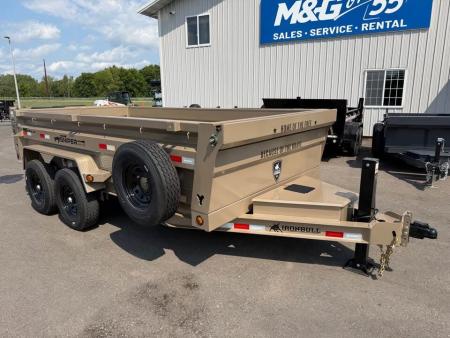 New DTB 83X14 14.9K DUMP TRAILER - SNIPER SERIES - WESTERN TAN