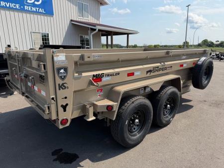 New DTB 83X14 14.9K DUMP TRAILER - SNIPER SERIES - WESTERN TAN