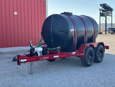 New 2026 Desert Star 1000 GAL 5X12 TANDEM AXLE 14K WATER BUFFA Equipment Trailer