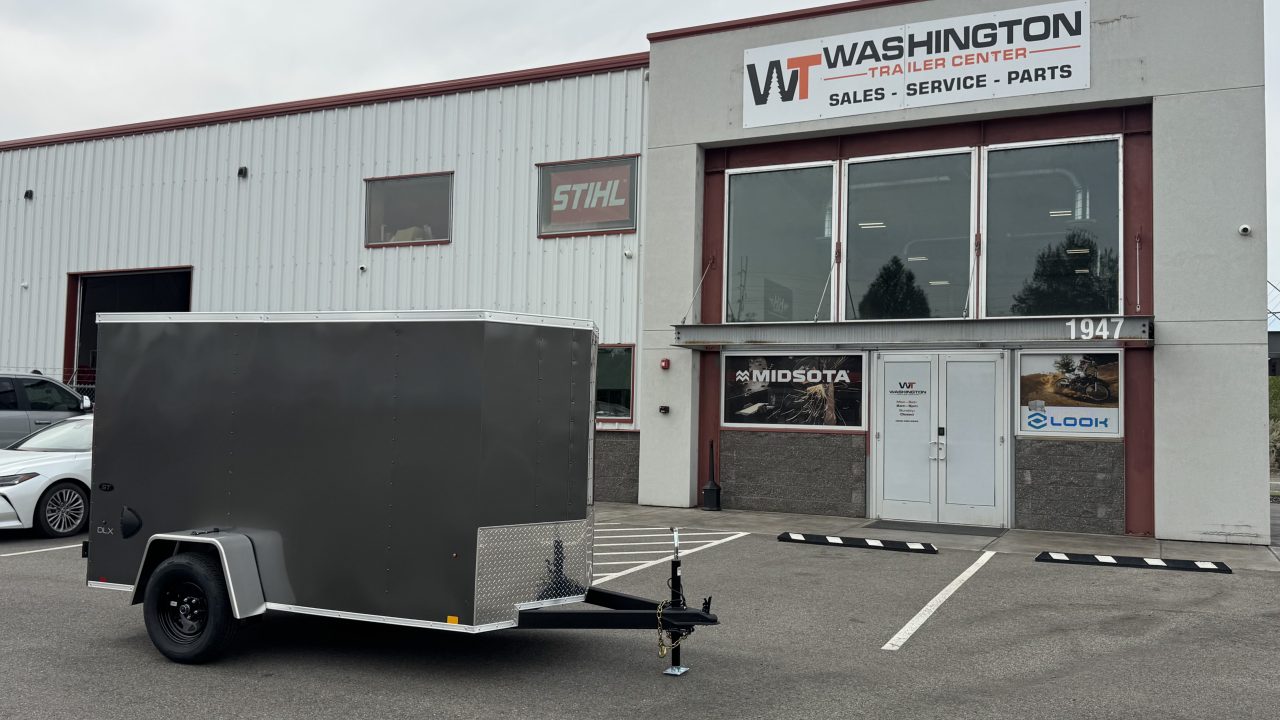 New 2026 Look Trailers 5 x 10 ST DLX Flat Top V-Nose 3K Cargo / Enclosed Trailer