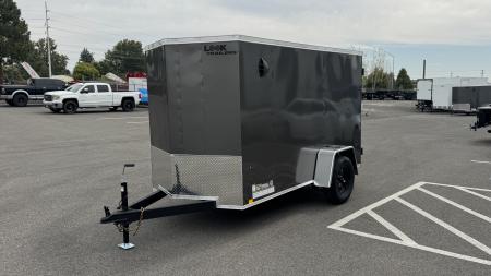 New 2026 Look Trailers 5 x 10 ST DLX Flat Top V-Nose 3K Cargo / Enclosed Trailer