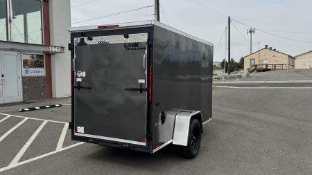 New 2026 Look Trailers 5 x 10 ST DLX Flat Top V-Nose 3K Cargo / Enclosed Trailer