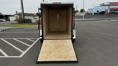 New 2026 Look Trailers 5 x 10 ST DLX Flat Top V-Nose 3K Cargo / Enclosed Trailer
