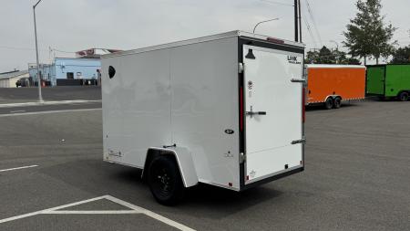 New 2026 Look Trailers 5 x 10 ST DLX Flat Top V-Nose 3K Cargo / Enclosed Trailer
