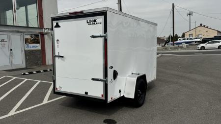 New 2026 Look Trailers 5 x 10 ST DLX Flat Top V-Nose 3K Cargo / Enclosed Trailer