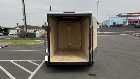 New 2026 Look Trailers 5 x 10 ST DLX Flat Top V-Nose 3K Cargo / Enclosed Trailer