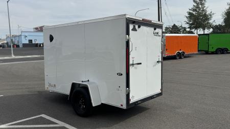 New 2026 Look Trailers 5 x 10 ST DLX Flat Top V-Nose 3K Cargo / Enclosed Trailer