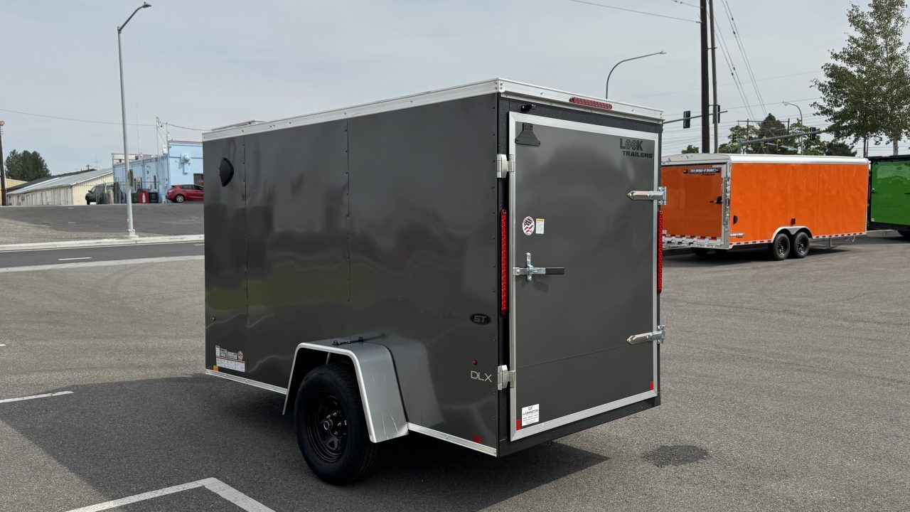 New 2026 Look Trailers 5 x 10 ST DLX Flat Top V-Nose 3K Cargo / Enclosed Trailer