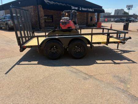 New 2027 Big Tex Trailers 60PI-12 77x12 Pipe Top (6K) Utility Trailer