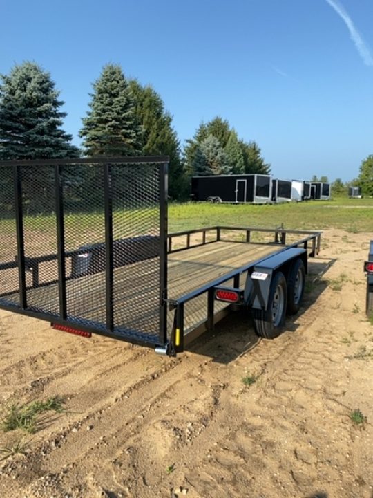 New 2027 AMO 6.4X16 1 BRK Landscape Trailer