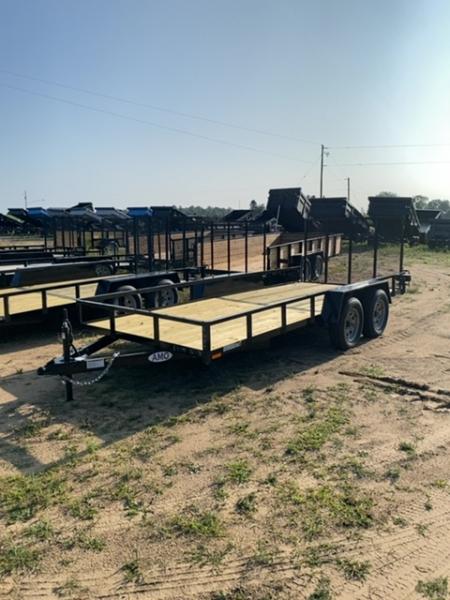 New 2027 AMO 6.4X16 1 BRK Landscape Trailer